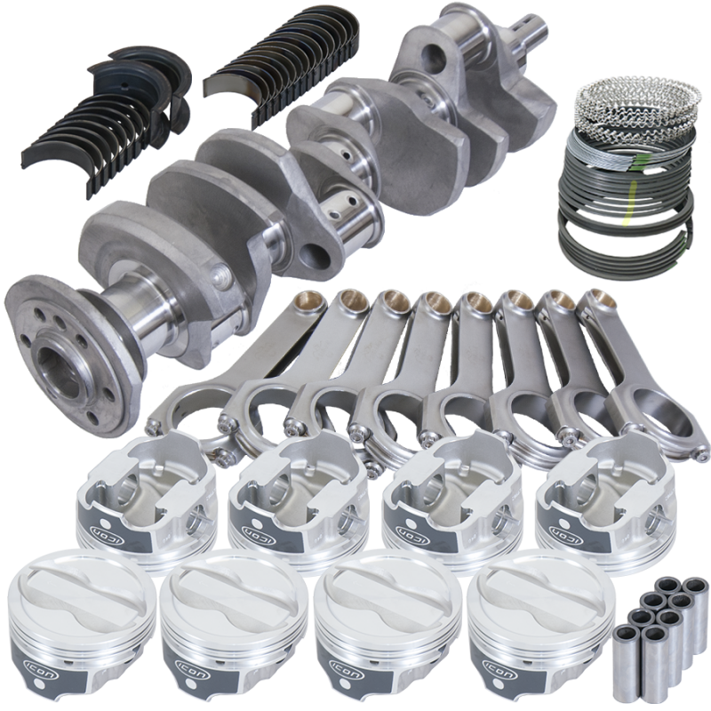 Eagle Chevy LT1 350 1Pc 3.750in Crank 6.000in H-Beam -18cc 4.030in Pistons Rotating Assembly