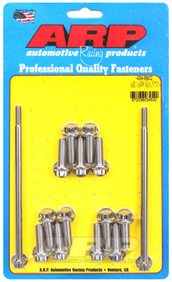 ARP 434-6902 Oil Pan Bolt Kit for Chevrolet Gen III/IV. ARP Stainless. 12pt Photo-1 