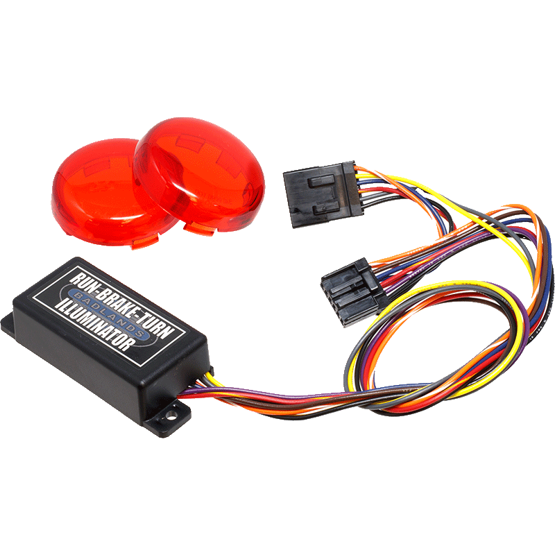 Badlands 04-13 Sportster Plug N Play Illuminator w/ Deuce Style Lenses