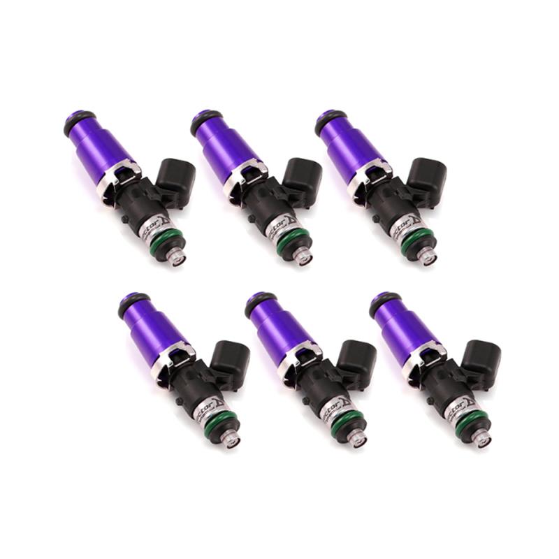 INJECTOR DYNAMICS 1050.60.14.14.6 ID1050x, for BMW E36 M3, 14mm (purple) adaptors, set of 6. Photo-2 