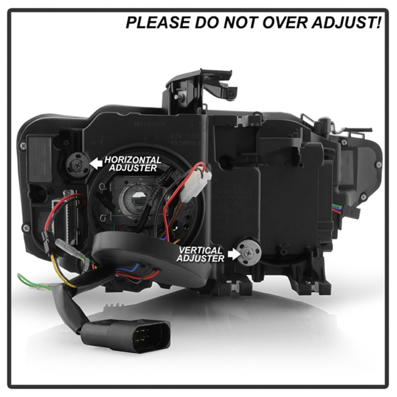 Spyder 13-17 Audi A5 HID Model Only Projector Headlights - Black (PRO-YD-AA513HIDSI-SEQGR-BK)