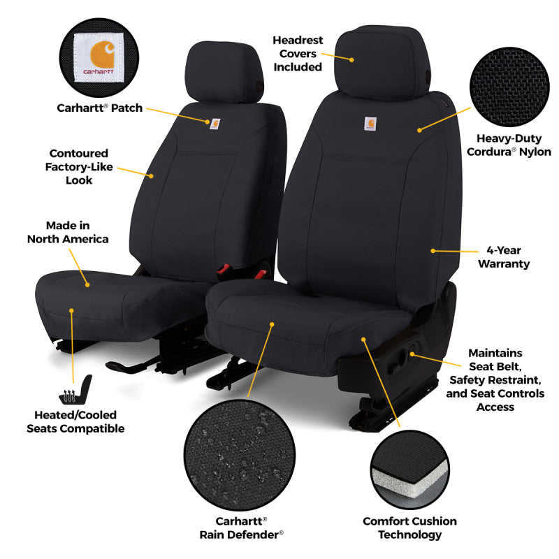 Covercraft 22-25 Ford Maverick Carhartt Super Dux Precision Fit Front Row Seat Covers
