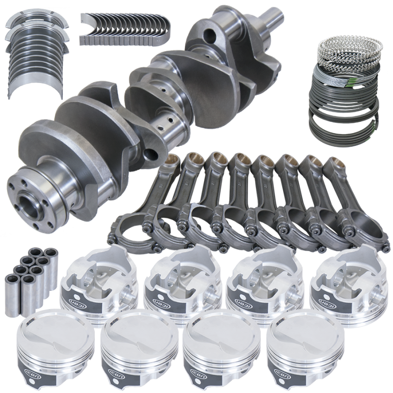 Eagle Ford 351W 4.000in Crank 6.200in H-Beam -15.8cc 4.000in Pistons Rotating Assembly