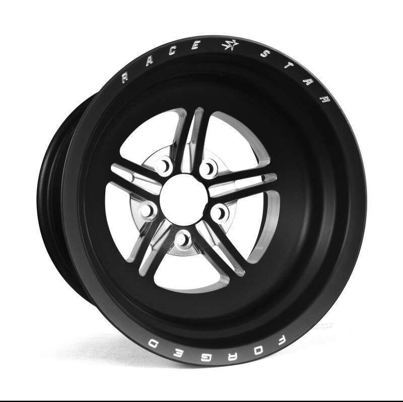 Race Star 63 Pro Forged NBL Sportsman 15x9 4.50BC 6.50BS Black Anodized/Machined Wheel