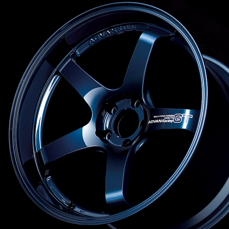 Advan GT Premium Version 19x9.5 / +50 ET / 5x114.3 / 73mm Bore / Racing Titanium Blue