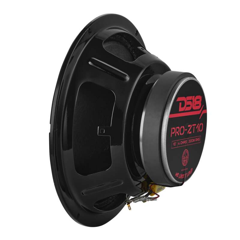DS18 10 300 Watts RMS 4ohm Mid-Range Water Resistant Cone