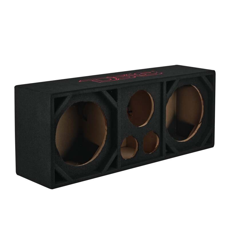 DS18 Ported Enclosure 2x 10in Mids 2x 3.6in Tweeters & 1 x 5.7in Horn Diffuser -Black Carpet