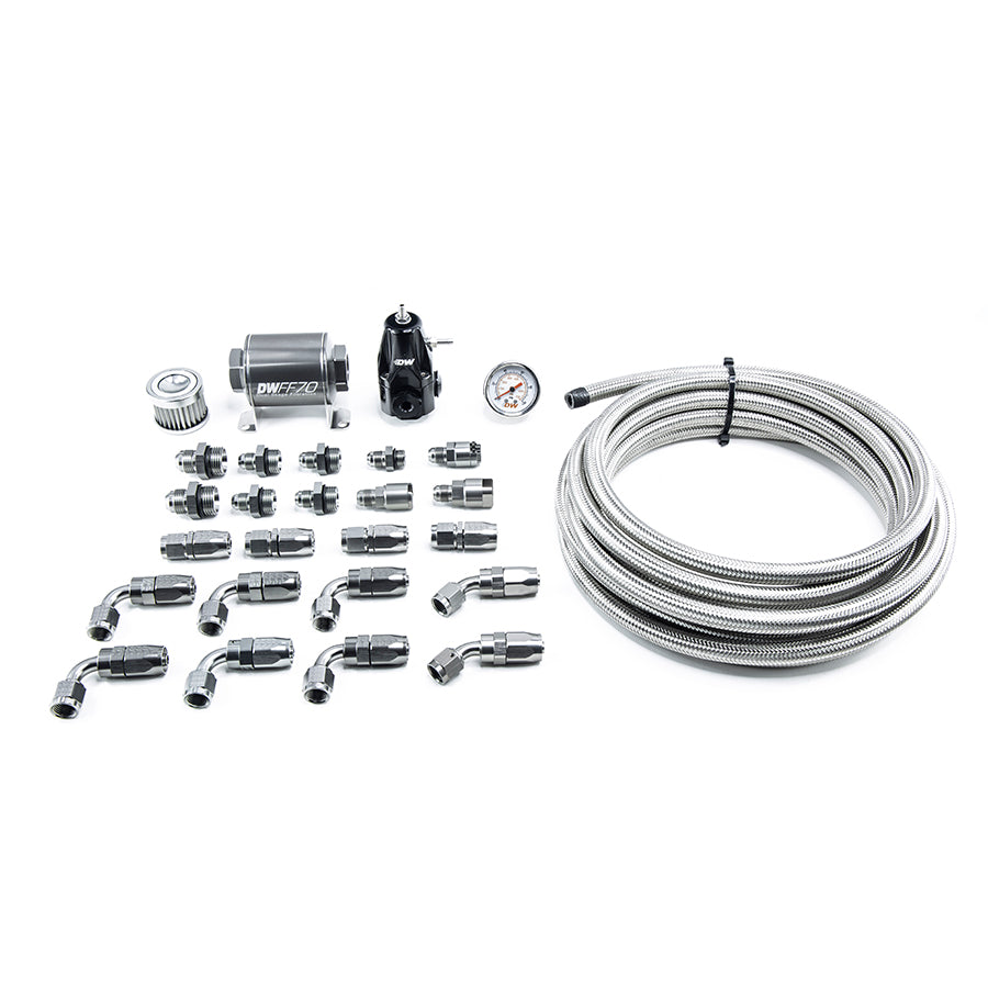 DEATSCHWERKS 6-607 DW400 Pump Module Return Plumbing Kit SS CPE for 2001-15 HONDA Civic Photo-1 