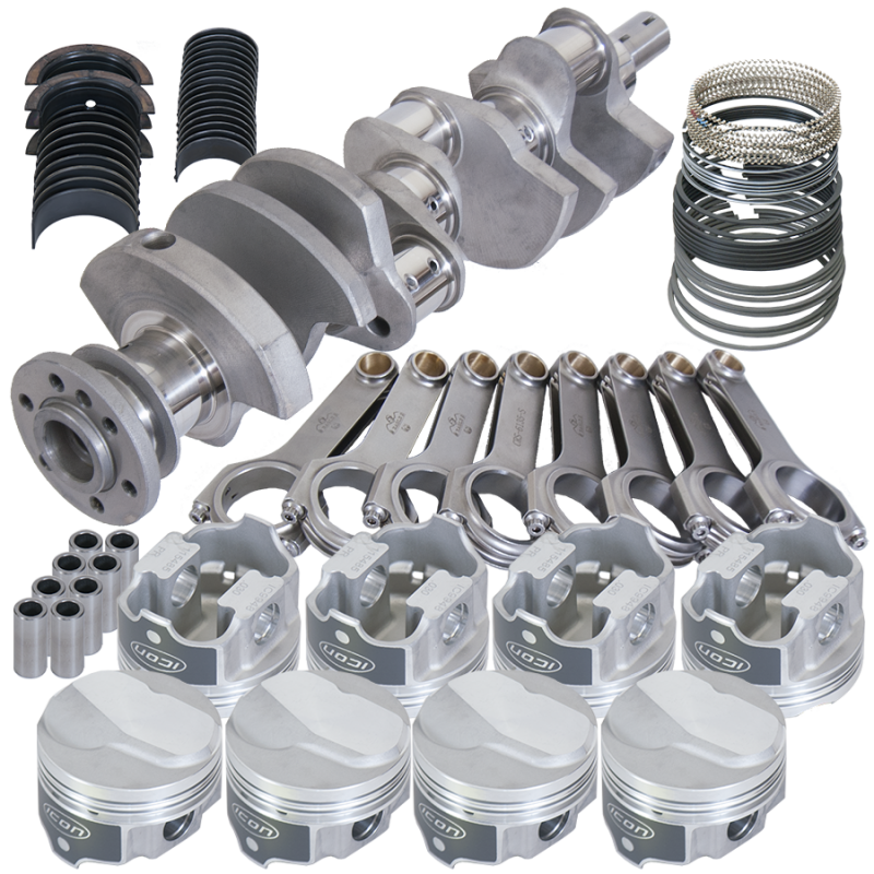 Eagle Chevy 396/402 3.766in Crank 6.135in H-Beam 17cc Dome 4.155in Pistons Rotating Assembly
