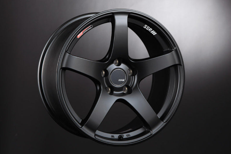SSR GTV01 18x8.0 5x114.3 35mm Offset Flat Black Wheel RSX / Civic FD FA / SC300 SC400