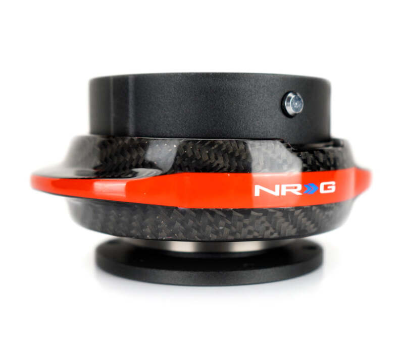 NRG Quick Release Gen 2.2 - Black Body / Carbon Fiber Red Ring