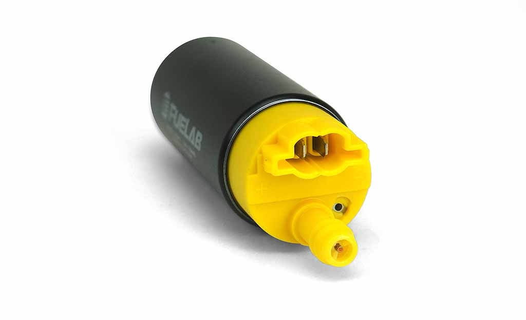 FUELAB 49441 In-Tank Fuel Pump (340 LPH @ 3 bar, 13.5v) Inlet Offset from Outlet Photo-4 