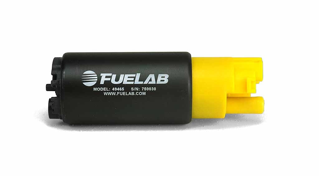 FUELAB 49465 In-Tank Fuel Pump (340 LPH @ 3 bar, 13.5v) Inlet Inline with Outlet Photo-1 