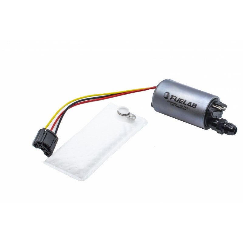 FUELAB 49601 In-Tank Brushless Fuel Pump (350 LPH @ 3 BAR, 8.6 BAR max) with -6AN Outlet Photo-1 