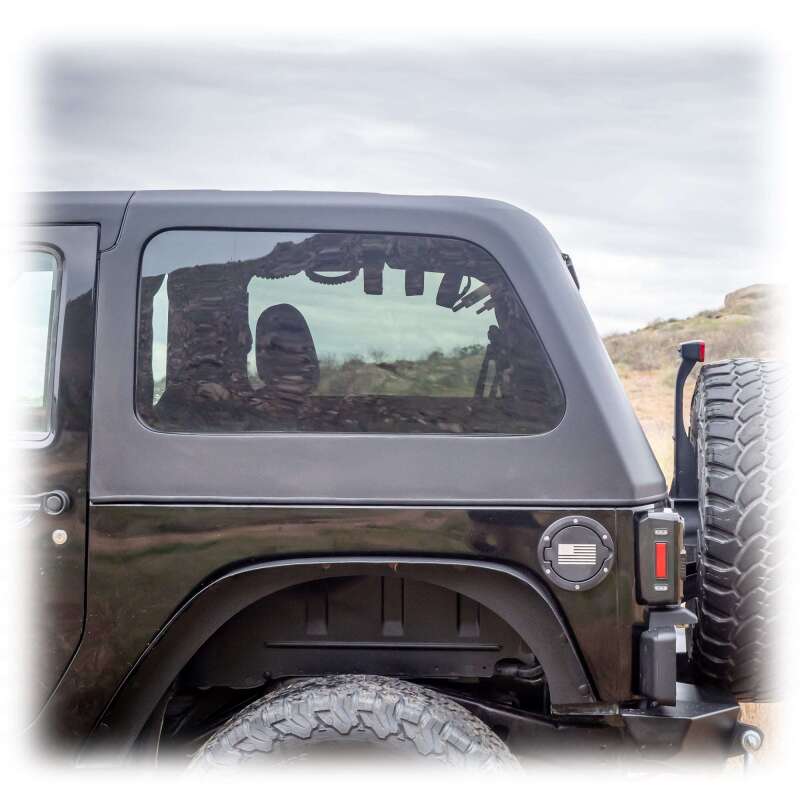 Turn Offroad 2007-2018 Jeep JK 2 Door Fastback Hardtop 2 Piece Primer (Paintable)