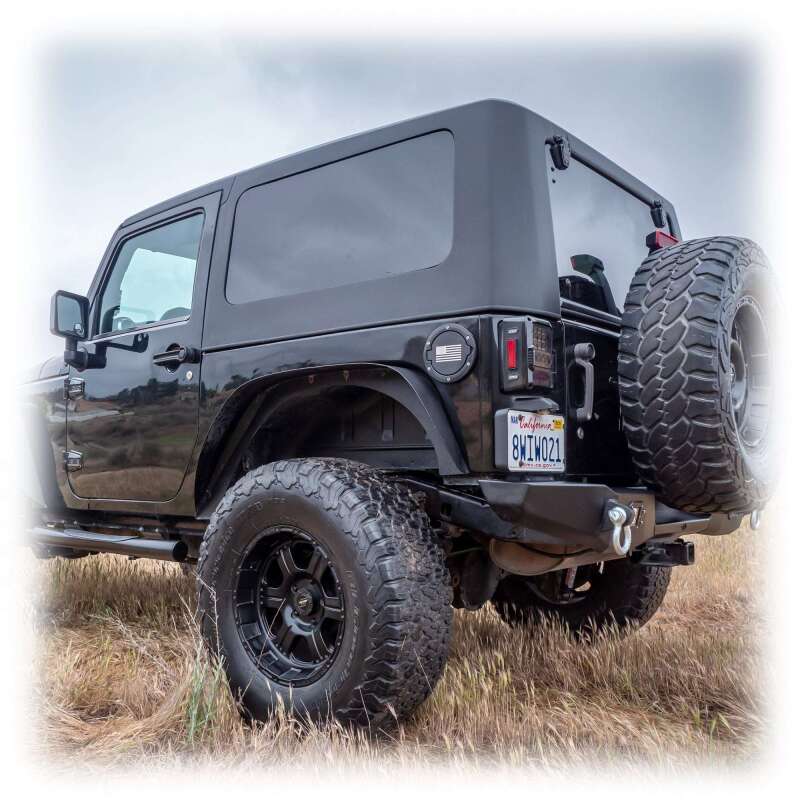 Turn Offroad 07-18 Jeep JK 2 Door Squareback Hardtop 2-Piece - White