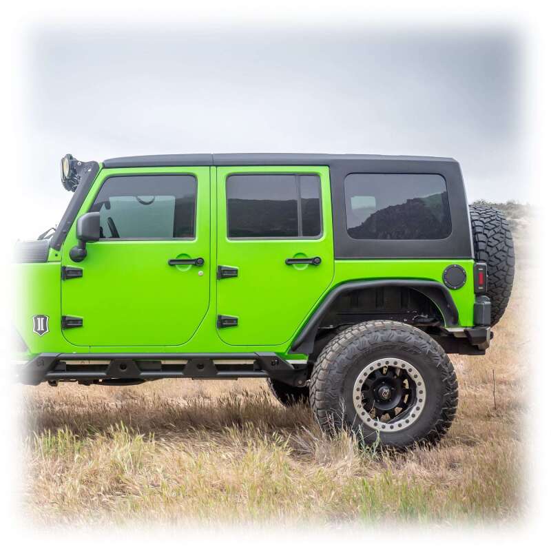 Turn Offroad 2007-2018 Jeep JK 4 Door Squareback Hardtop 2 piece Primer (Paintable)