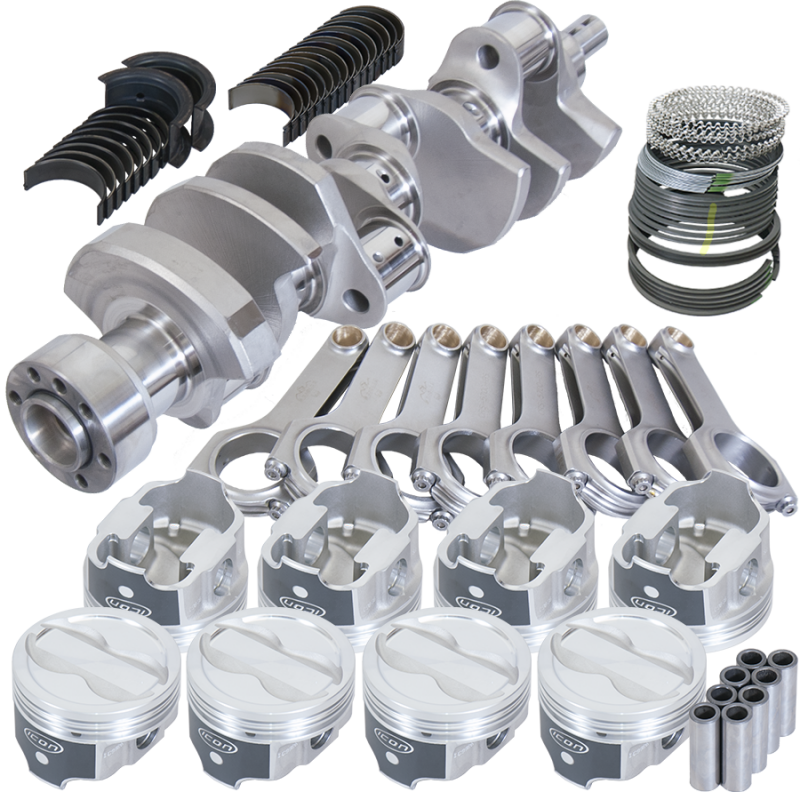 Eagle Chevy LT1 350 1Pc 3.750in Crank 5.700in H-Beam -18cc 4.000in Pistons Rotating Assembly