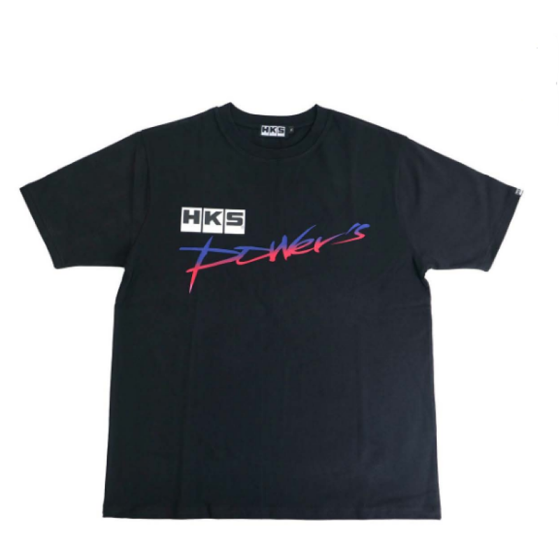 HKS T-SHIRT Powers BLACK XL