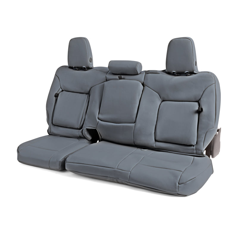 Covercraft 17-22 Ford F250-F350-F450-F550 Leatherette PrecisionFitFront Row Seat Covers - Med Grey