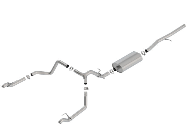 BORLA 140767 Exhaust system TOURING for SILV. / SIERRA 1500 2019 5.3L (NO TIPS) Photo-1 