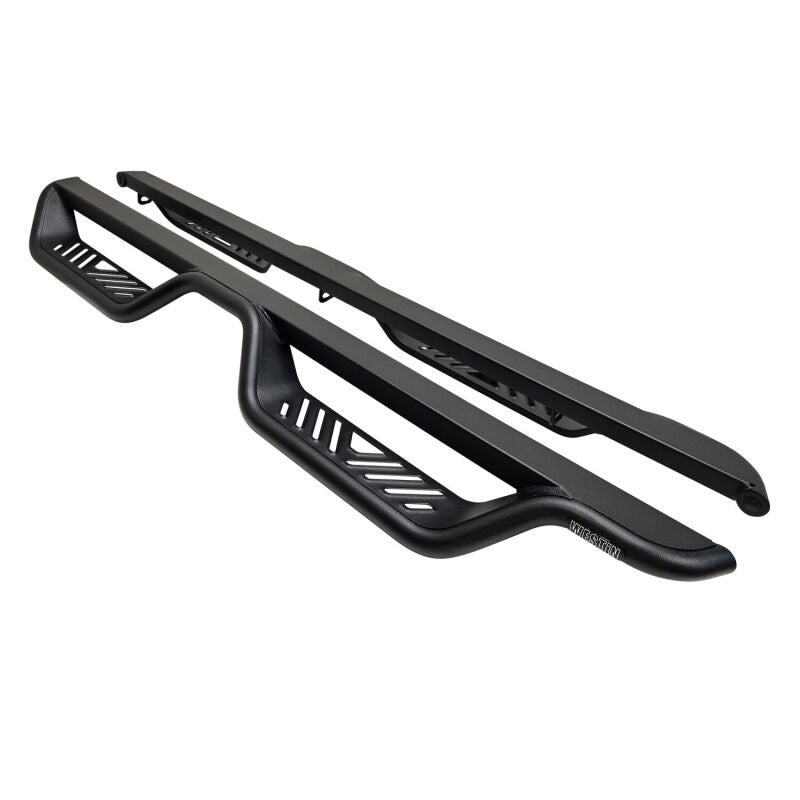Westin 25-26 Toyota 4Runner Outlaw Drop Nerf Step Bars - Textured Black