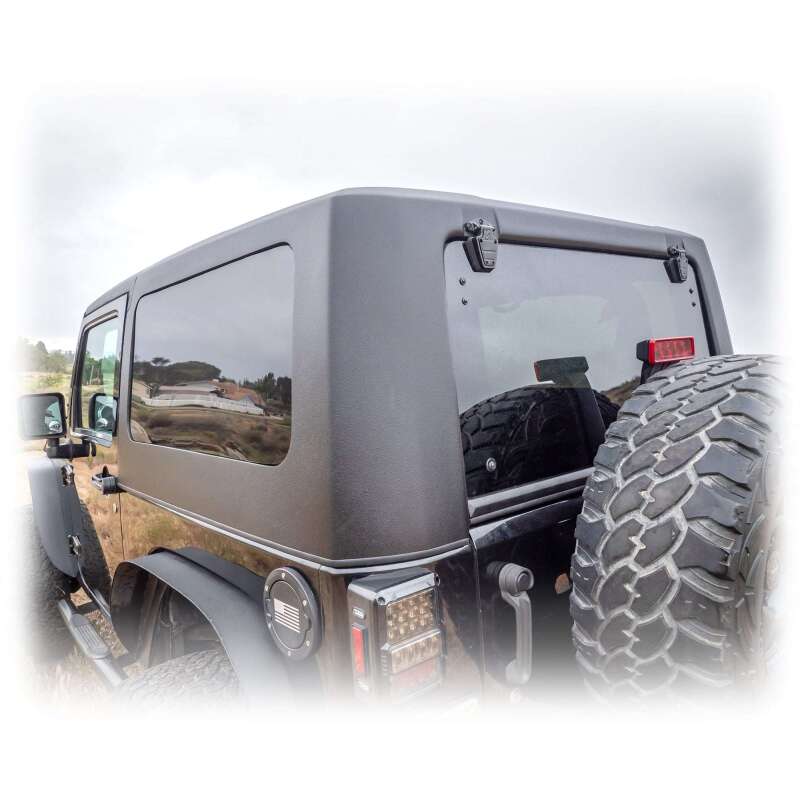 Turn Offroad 07-18 Jeep JK 2 Door Squareback Hardtop 2-Piece - White