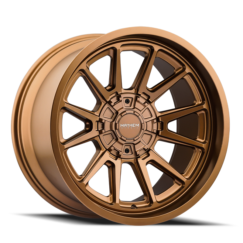 Mayhem 8116 Intrepid 20x9 / 5x127/139.7 BP / 0mm Offset / 87mm Hub Matte Bronze Wheel