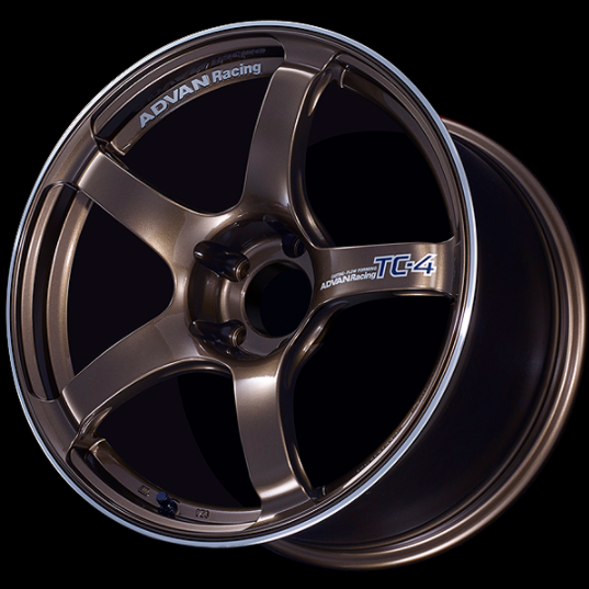 ADVAN YAD7I35EUAR Wheel V4080 TC4 17X9.0 ET35 5-114.3 UMBER BRONZE METALLIC & RING Photo-1 