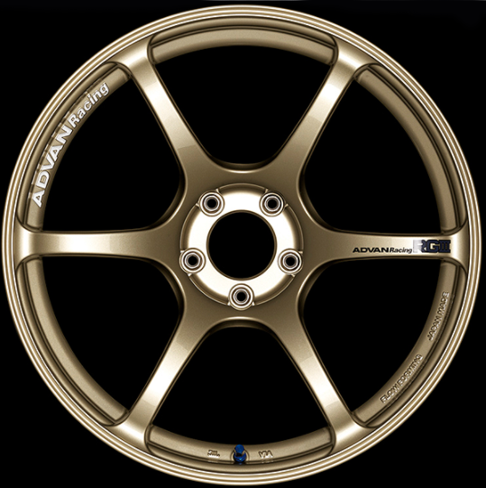 ADVAN YAR7I45EZ Wheel V1051 RGIII 17X9.0 ET45 5-114.3 RACING GOLD METALLIC Photo-1 