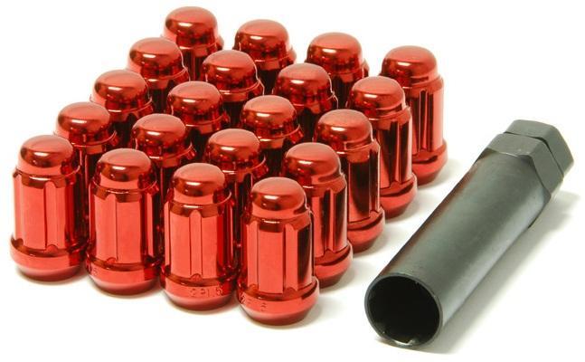 Wheel Mate Muteki Open End Lug Nuts - Deep Black 12x1.50