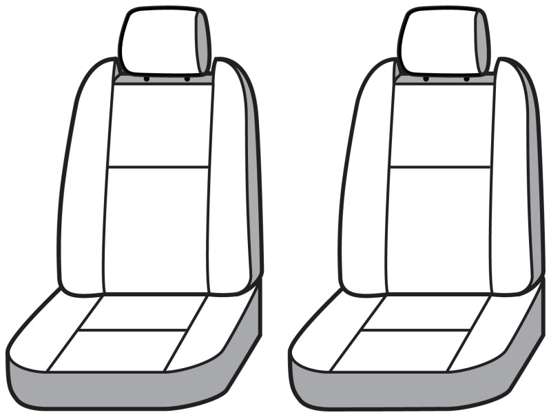 Covercraft 22-24 Ford Bronco Raptor Carhartt Super Dux SeatSaver Front Row Custom Seat Cover - Black