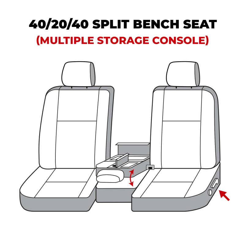 Covercraft 07-13 Toyota Tundra Carhartt Super Dux SeatSaver Custom Front Row Seat Covers - Black