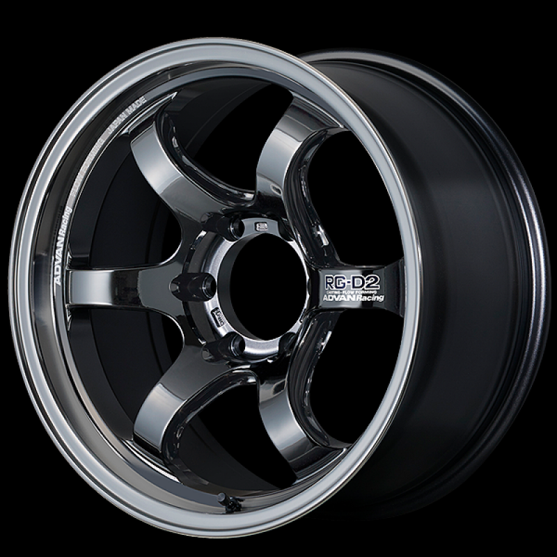 Advan RG-D2 for Truck 18x9.0 / +00 Offset / 6x139.7 / 112mm Bore / Black Chrome