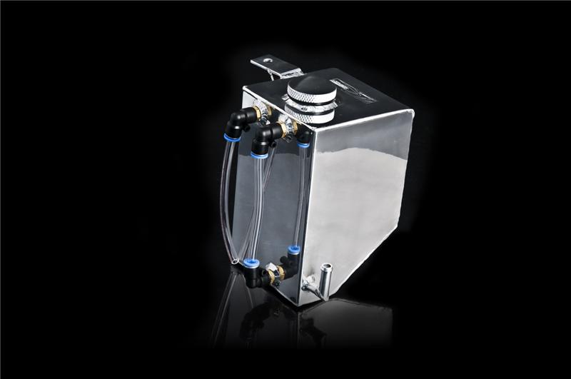 Weapon R 08-11 Mitsubishi Evo 2.0L Aluminum Coolant Overflow Tank