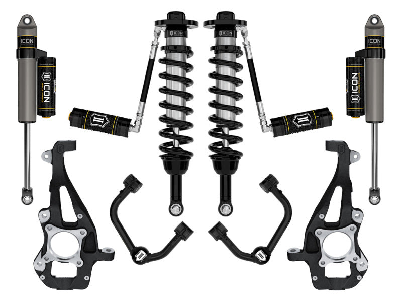 ICON 21-24 Ford F150 4WD 3.5-4.5in Stage 3 Suspension Sys Tubular Uca