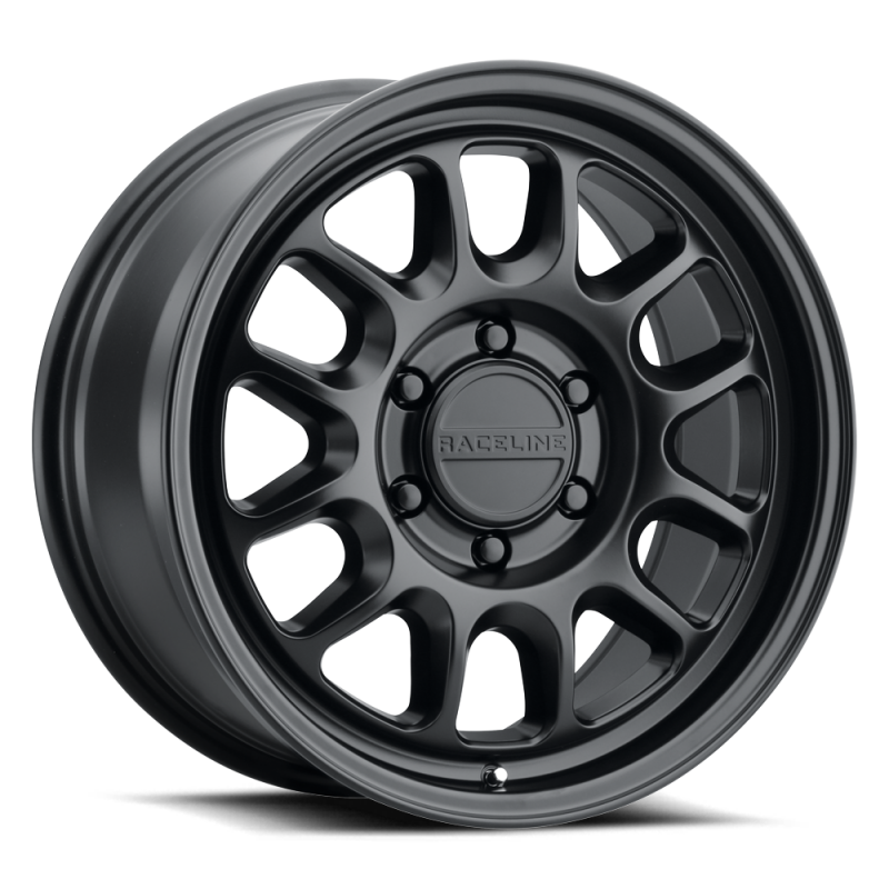 Raceline 958B Rogue 18x9in / 5X150 BP / 18mm Offset / 110.5mm Bore - Satin Black