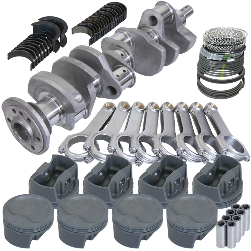 Eagle Chevy 350 3.750in Crank 5.700in H-Beam -16cc Inv Dome 4.060in Pistons Rotating Assembly