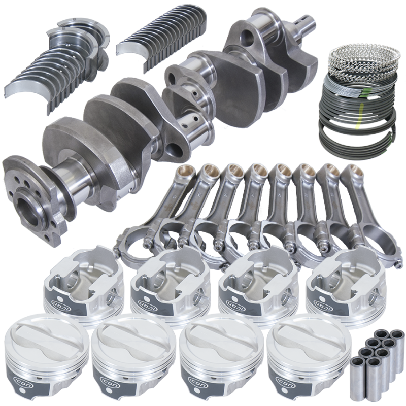 Eagle Chevy LT1350 1Pc 3.750in Crank 6.000in I-Beam Rods -18cc 4.040in Pistons Rotating Assembly