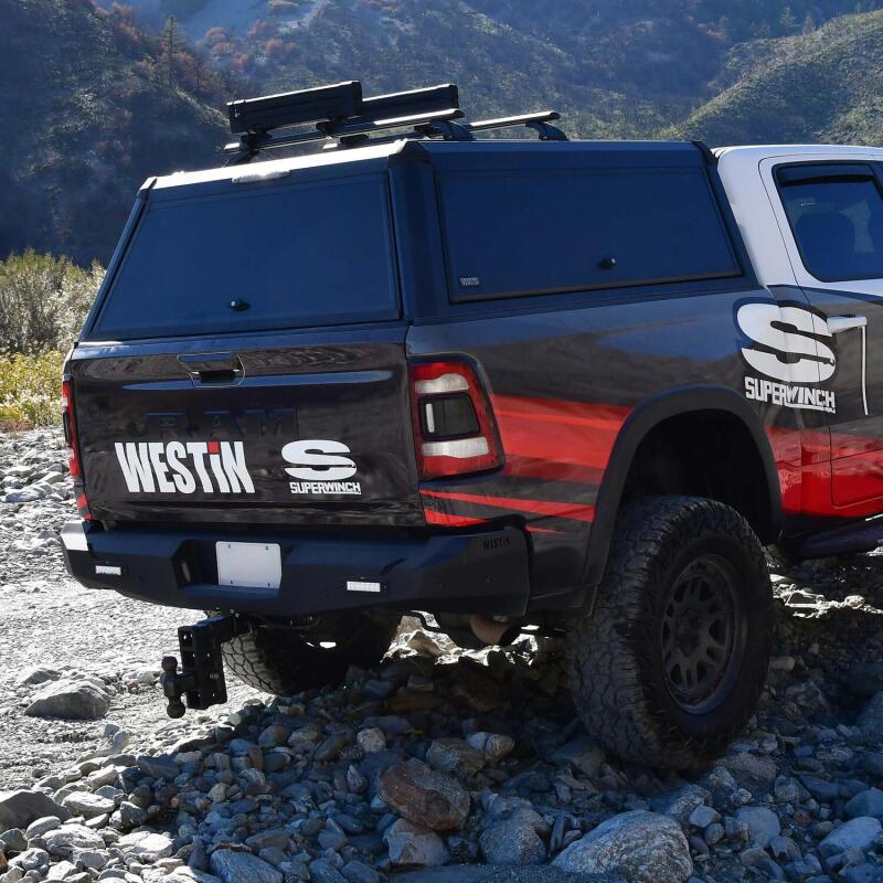 Westin EXP Truck Cap COMPLETE KIT A + BS (19-25 RAM 1500 5.7ft. Bed Excl. Classic) - Black