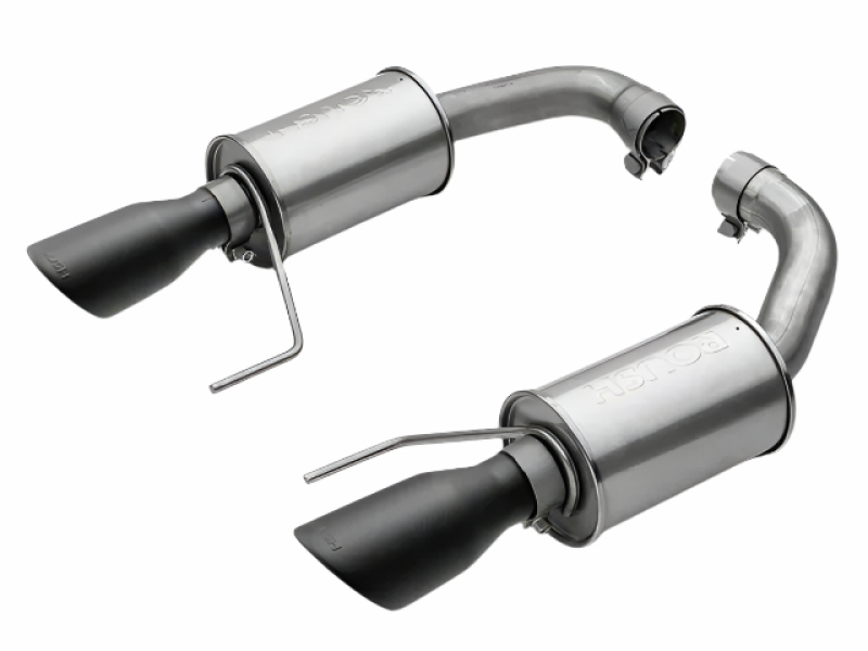 Roush 15-17 Mustang GT Black Tip Axle Back Exhaust