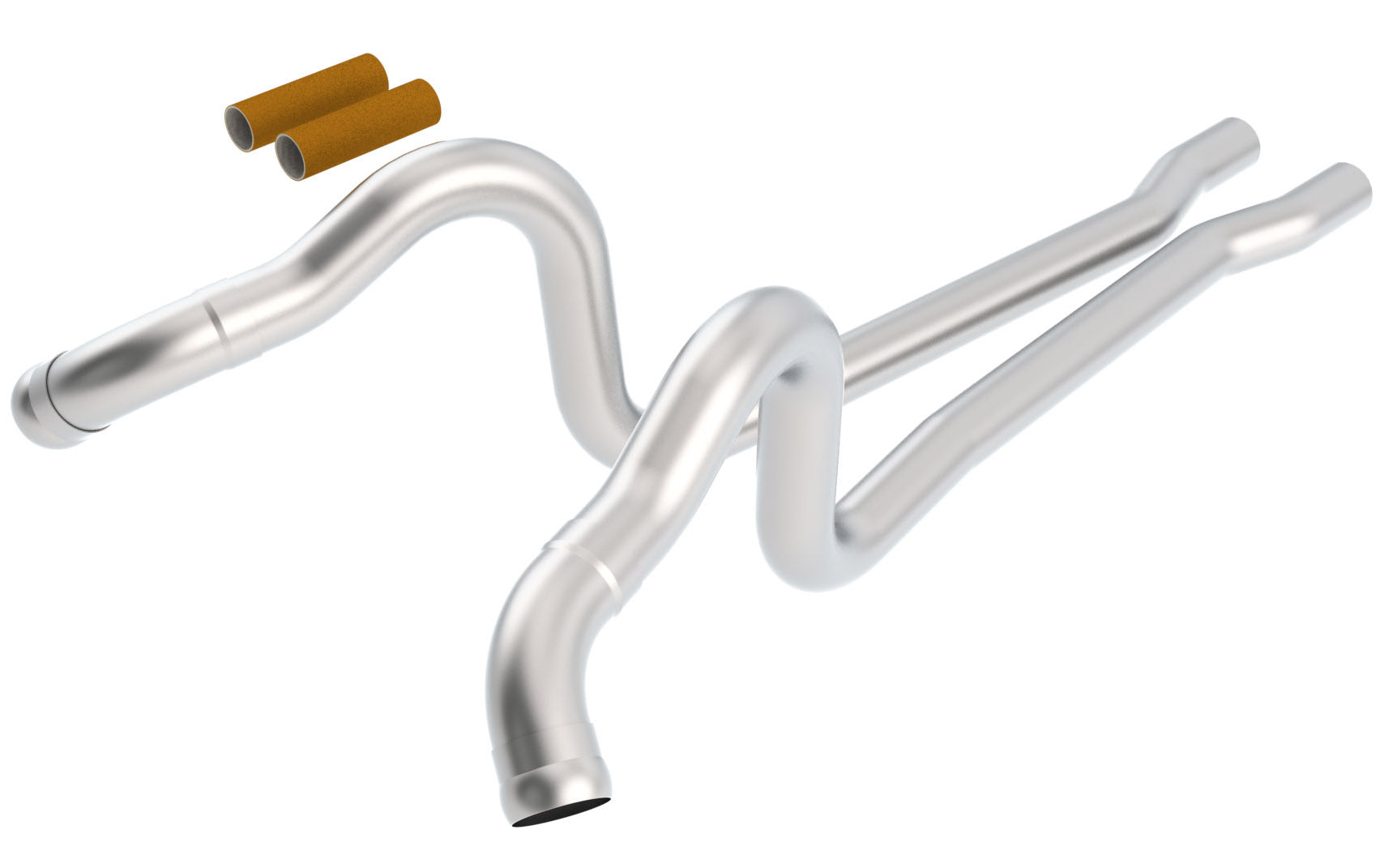 BORLA 60521 Exhaust System X-Pipes, Mid-Pipes, & Down-Pipes MUST 11- 12 OVER AXLE PIPES Photo-1 