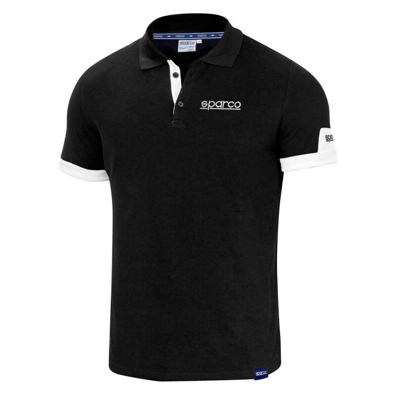 Sparco Polo Corporate LRG Black