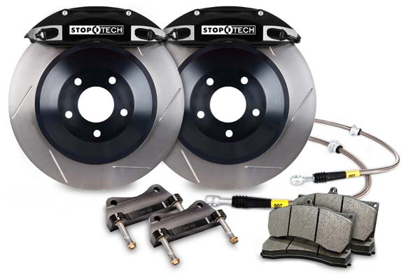 STOPTECH 82.874.0058.51 BBK 1PC ROTOR, REAR SLOTTED 380X32/ST41 BLACK TOYOTA LAND CRUISER '08 Photo-1 