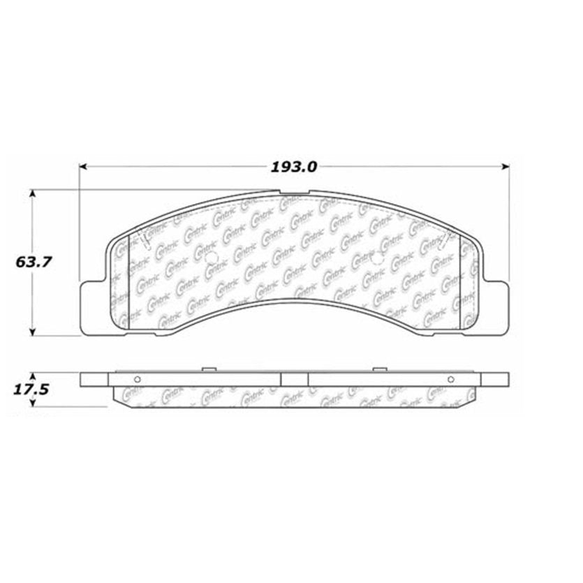 STOPTECH 309.07560 Front Sport Brake Pads with Shims & Hardware FORD Club Wagon/Excursion/F-250/F-250 Super Duty 1998-2009 Photo-1 