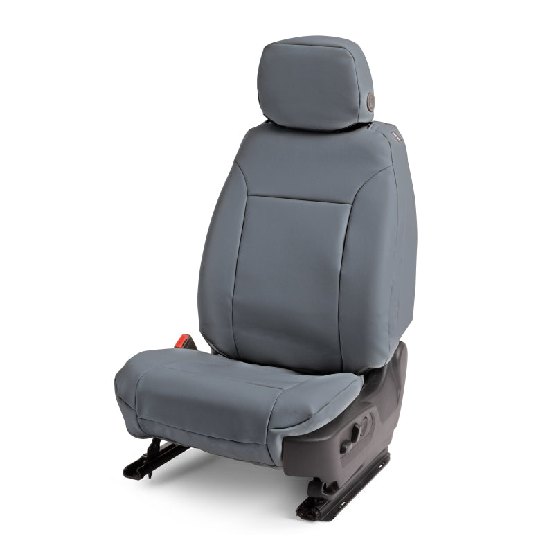 Covercraft 19-22 Ford F250/F350/F450/F550 Leatherette PrecisionFitSecond Row Seat Covers - Med Grey