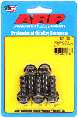 ARP 642-1000 SAE Bolt Kit 3/8-16 x 1.000 12pt black oxide bolts Photo-1 