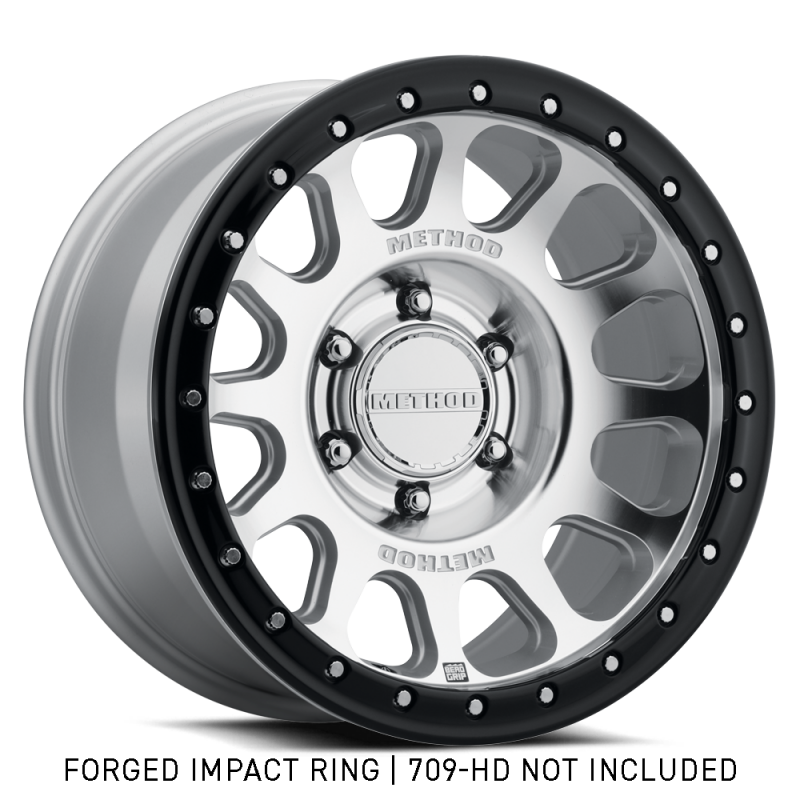 Method Beadlock Ring - 18in Forged - Style 1 - Gloss Black