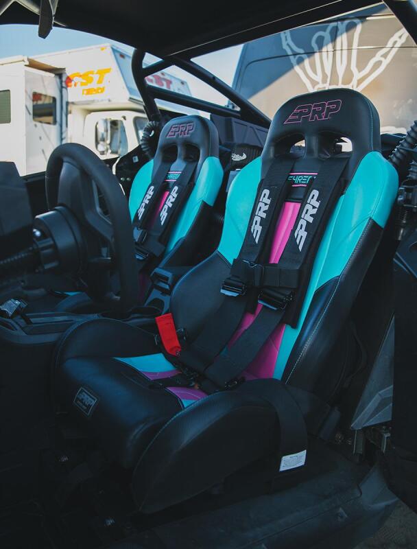 PRP XCR Suspension Seats Kit for Can-Am Maverick X3 (Pair) - Black & Gray