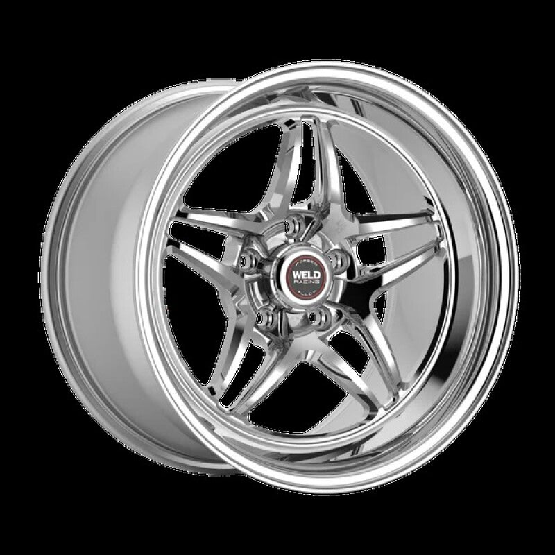 Weld S81 18x5 / 5x115 BP / 1.6in BS Polished Wheel (High Pad) - Non-Beadlock